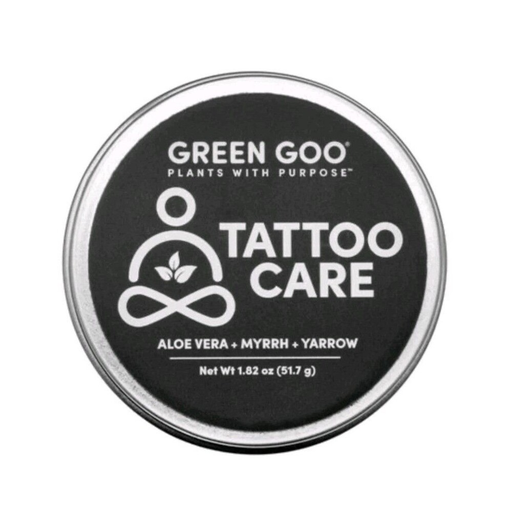 Green Goo Tattoo After Care Moisturizer Vera Myrrh Yarrow Organic Balm No Box